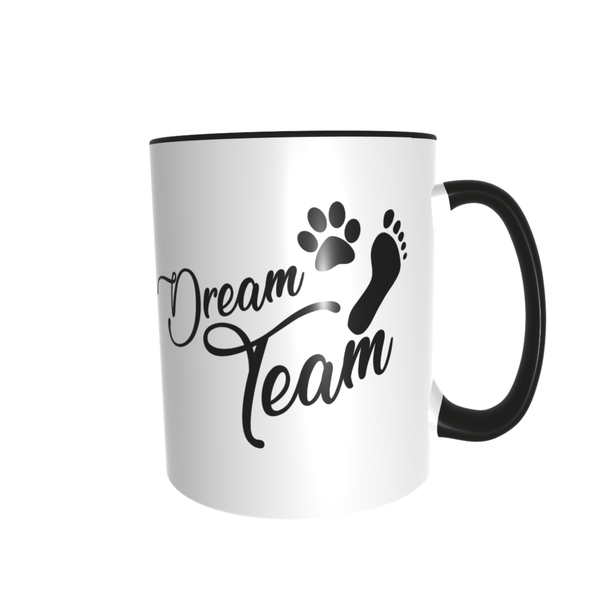bedruckte Tasse, Geschenkartikel, Dream Team Dog