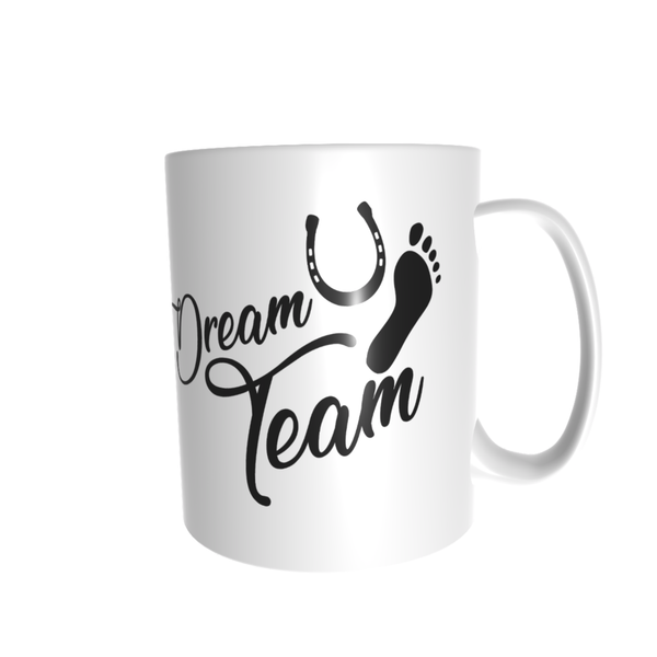 bedruckte Tasse, Geschenkartikel, Dream Team Horse