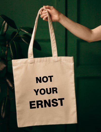 Einkaufstasche  "Not your Ernst"