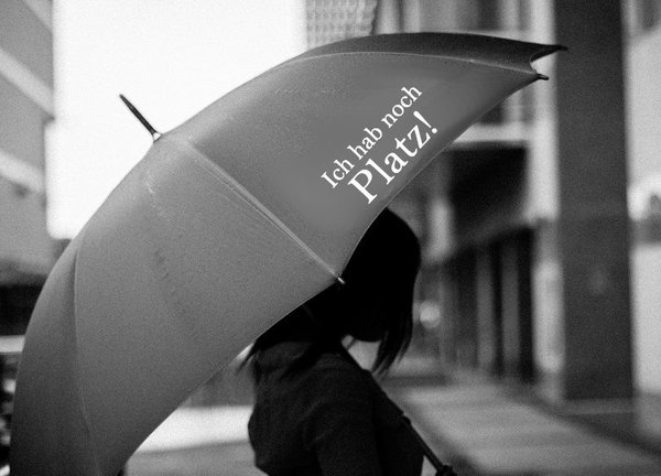 Regenschirm "Ich hab noch Platz"