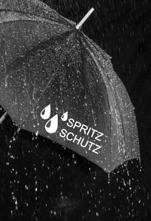 Regenschirm "Spritzschutz"
